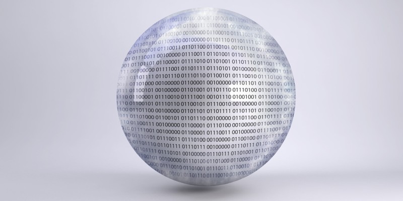 sphere with code inside